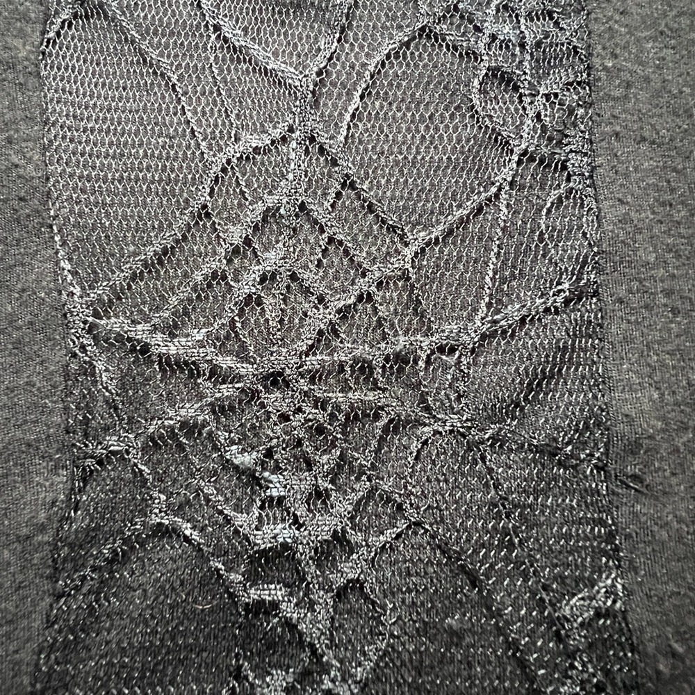 Disney Hocus Pocus Amuck Tank Top Lace Spiderweb Back Small Black - Picture 7 of 10